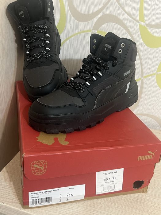 Оригинальные термо кросовки Puma (26см)