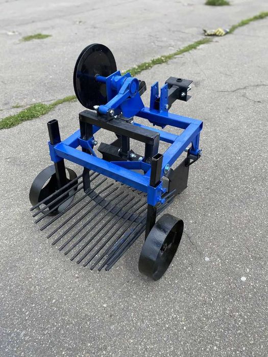 Картоплекопалка гуркотна для мотоблока часова ремінна з активним ножем