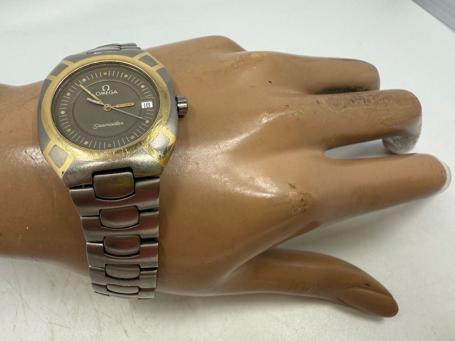 Omega Seamaster Tytan kwarc złoto.