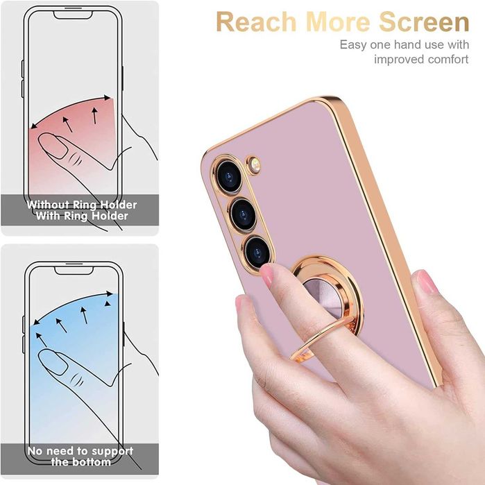 Etui/Case Samsung s23 5g PREMIUM SILICONE fioletowy