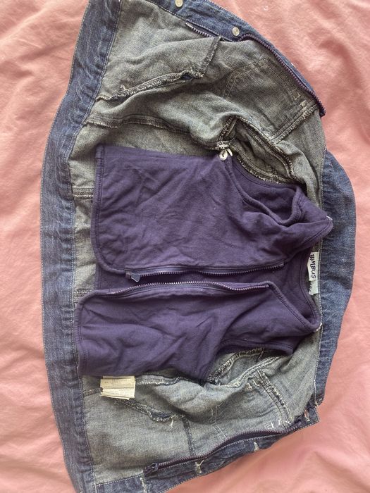 Джинсова куртка з підкладкою для хлопчика