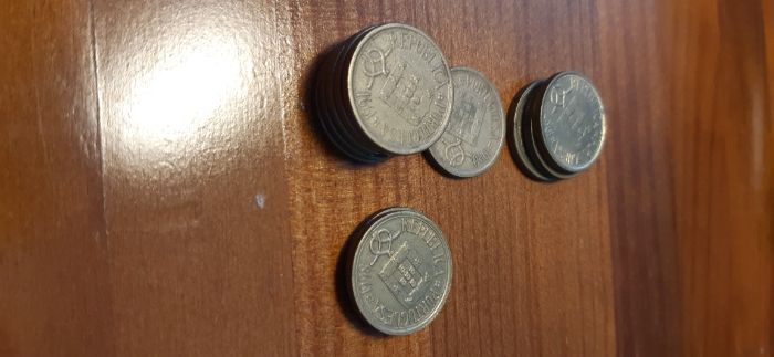 10 Escudos 1972e73, 1987a98 (26 moedas)