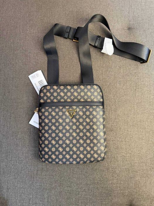 Оригінал ! Чоловіча сумка Guess Vezzola. Сумка гуес, гуеес через плече