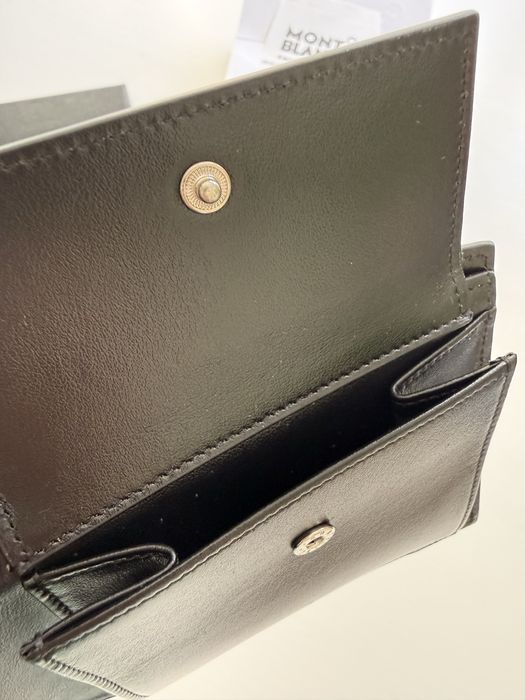 Carteira Montblanc Nova 4cc + porta moedas