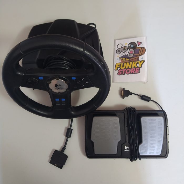Volante para PlayStation 1 e 2