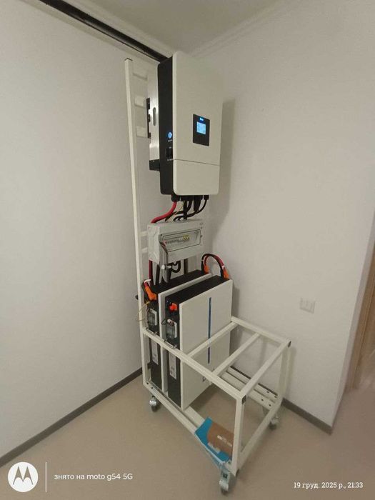 Монтаж, підключення інверторів, дбж, АКБ