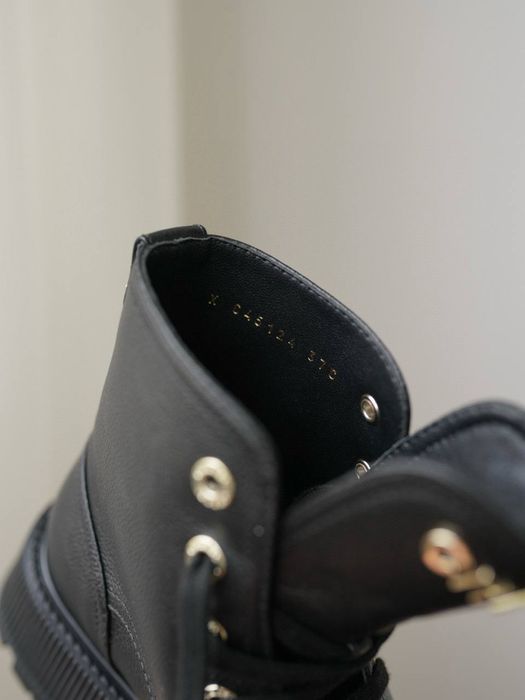 НАЯВНІСТЬ 1:1 | Чорні чоботи Chanel - 24 см устілка