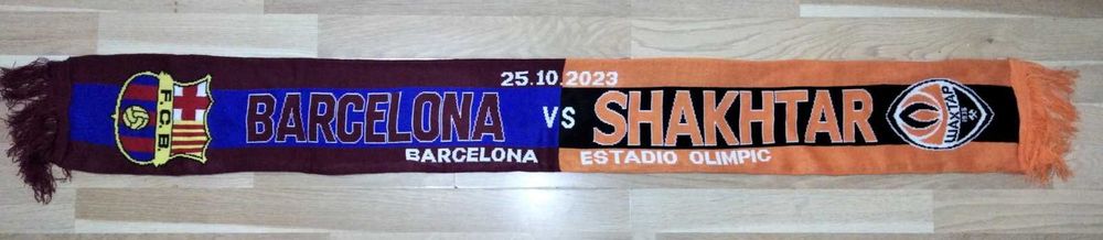 Шахтар" Донецьк - "Реал" Мадрид 2022 10 11 матчевий шарф
