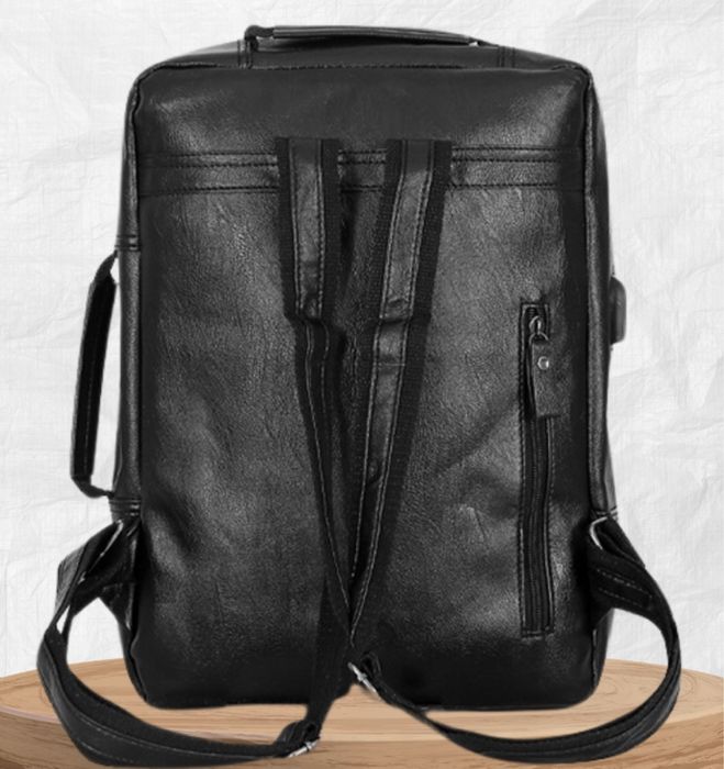 Plecak miejski damski męski do samolotu bagaż podręczny kabinowy skóra