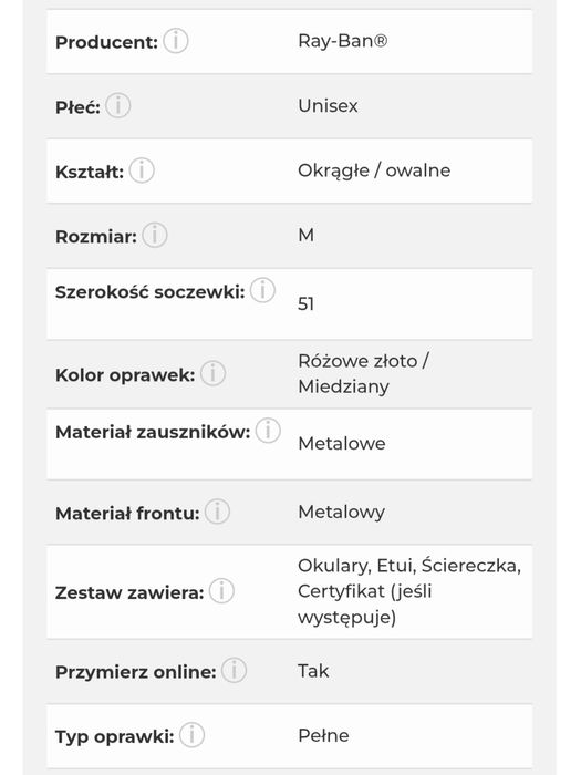 Okulary przeciwsłoneczne Ray-Ban