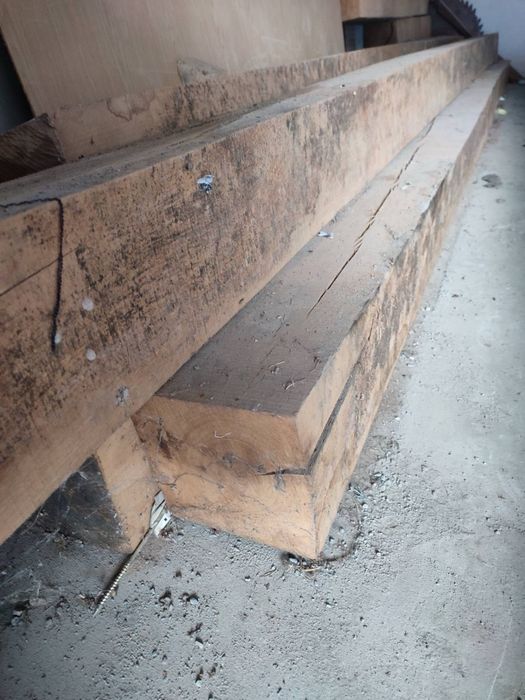 Дубовий брус 150х150