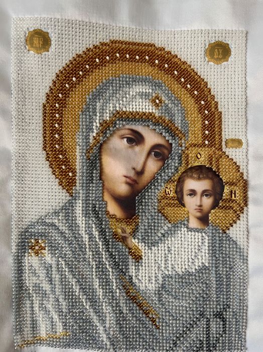 Весільні ікони бісером