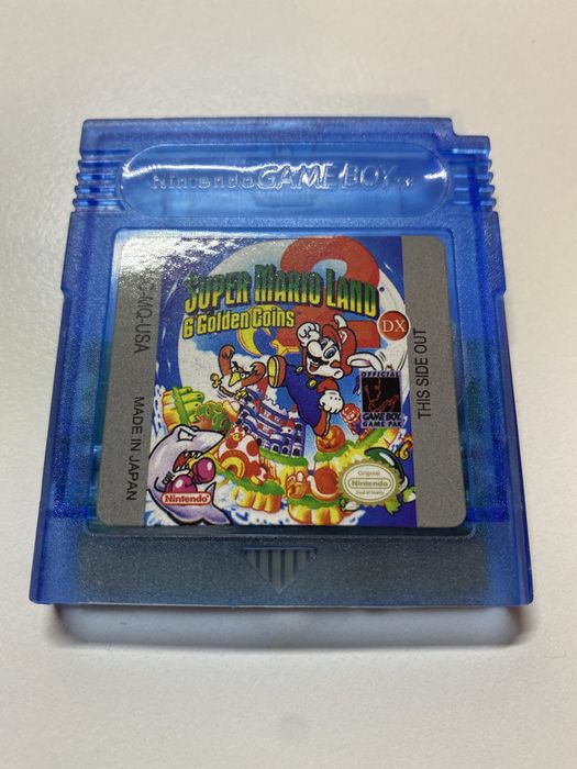Gra super mario land 2 six goled coins dx w kolorze na gbc
