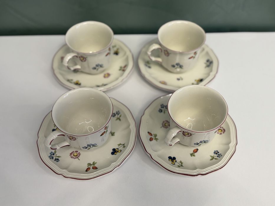 Німецький посуд сервіз Villeroy&Boch Petit Fluer, чайная пара 6 шт, 180 мл