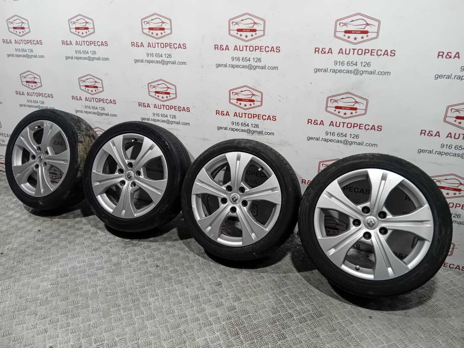 Conjunto Jantes Renault Megane 3 III R17 Original