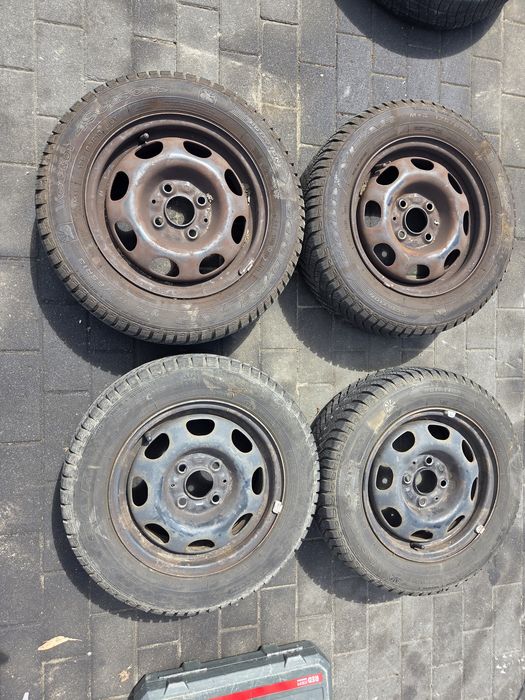 4x Felga 13 kola  Opony Vw Polo 4x100 zima