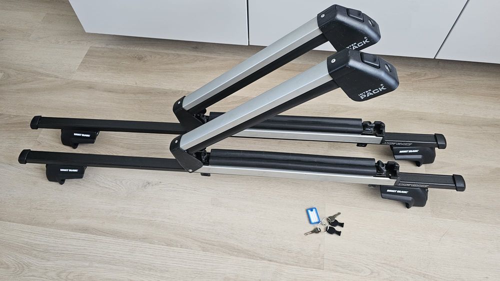 Bagażnik dachowy RF20 Mont Blanc + Inter pack uchwyt na narty