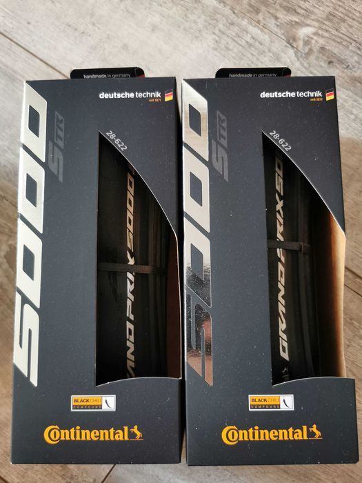 Opony Continental 5000 S TR 28mm Tubeless Ready czarne Black 2szt