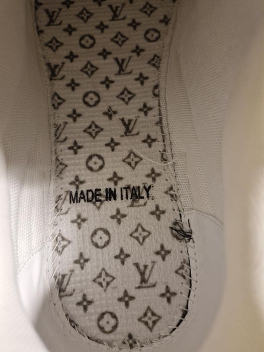 LV trainers czarno białe
