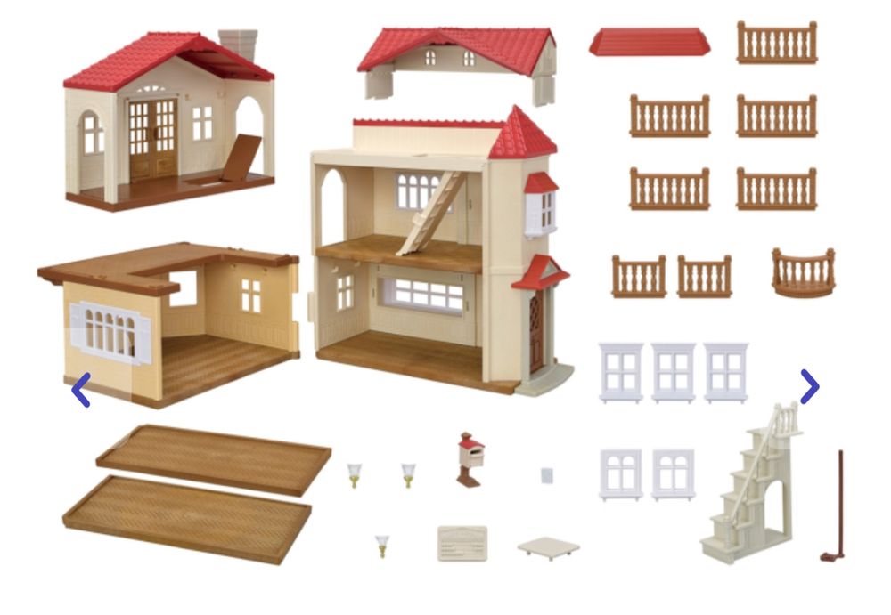 Великий будинок з секретною мансардою Sylvanian Families б/у