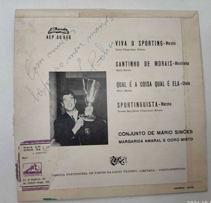 Sporting - Bilhetes , Disco e estatueta do Leão