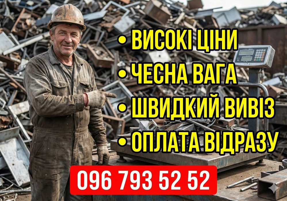 Найвищі ціни‼️Здати металобрухт, прием металлолома, алюминий, медь