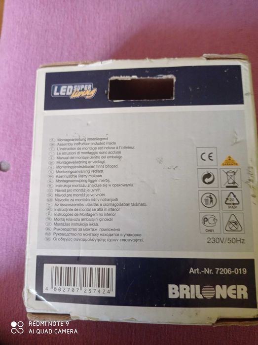 lampa oczko led ww ip44 briloner