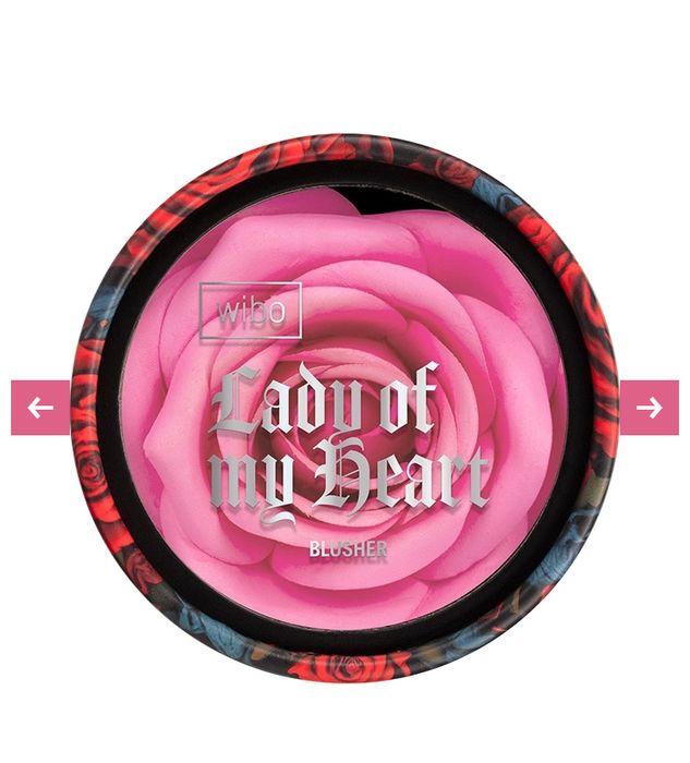 Wibo Lady Of My Heart kremowy róży   kształcie kwiatu róży 1 6,5g