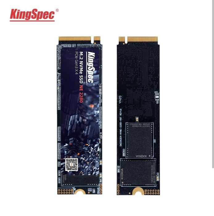 Б/У SSD M2 Nvme Kingspec 512gb майже не використовувався