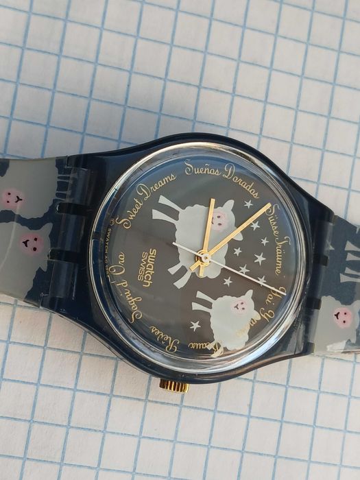 Вінтажний швейцарський чоловічий годинник Swatch