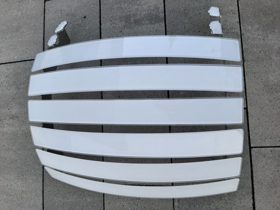 Okap Falmec Prestige Isola. Szklana część zamienna. Uszkodzona