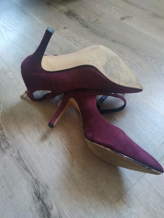 Sapatos Seaside bordô