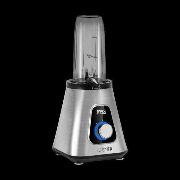 Blender kielichowy 1300W, szklany kielich 1,5L + kubek podróżny 600 ml