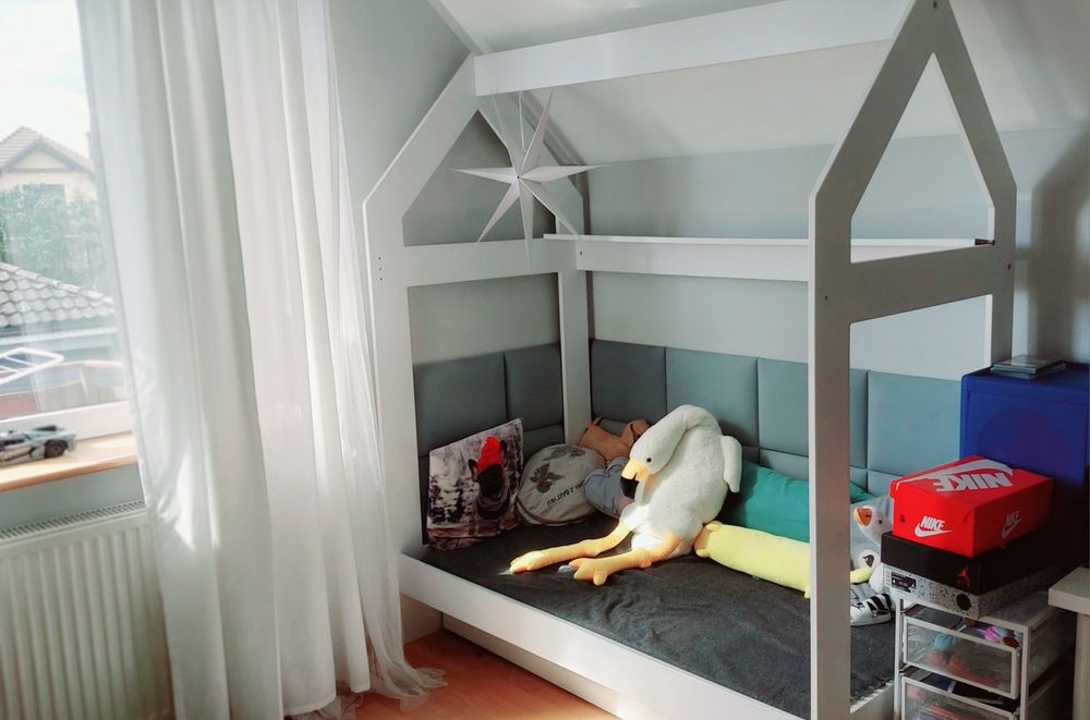 Łóżko domek stan idealny
