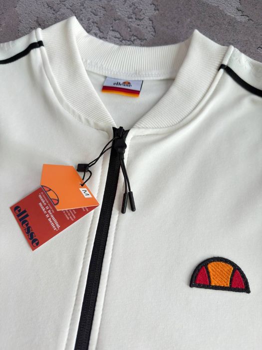 Мужской спортивный костюм элис Ellesse черный/молочный  [S,M,L,XL,XXL] + носки в подарок!