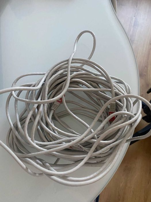 Cabos de rede Ethernet 15 Metros (Velocidade 10Gbps)