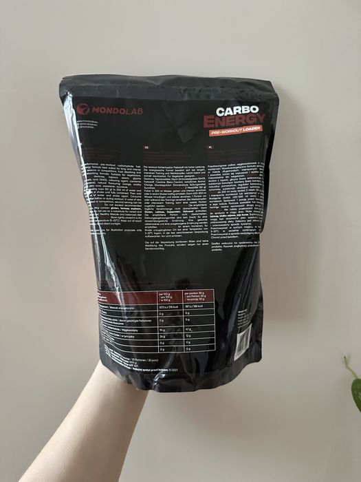 Węglowodany carbo energy GRATIS mondolab 1kg + bialko pistacjs