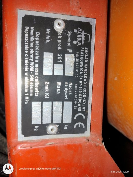 Opryskiwacz AGROLA 600L,Hardi,Strumyk,Biardzki