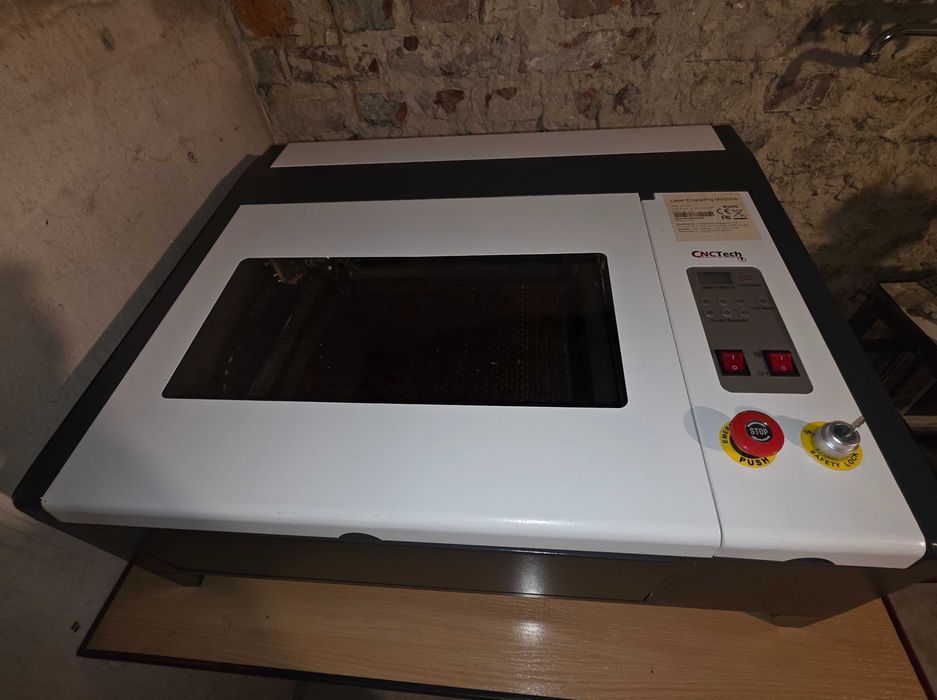 Ploter Laserowy CO2 40W MAX 400x400mm + Air Assist + Red Point