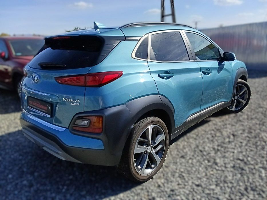 Hyundai Kona Premium 1.6 T-GDI 177 KM AWD Klimatronic Navi Android Kredyt Bez BIK
