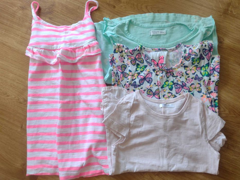 Letnia ubrania dla dziewczynki rozm. 98/104