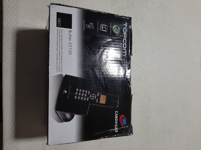 Telefone Portátil sem Fios da marca TOPCOM modelo E2100