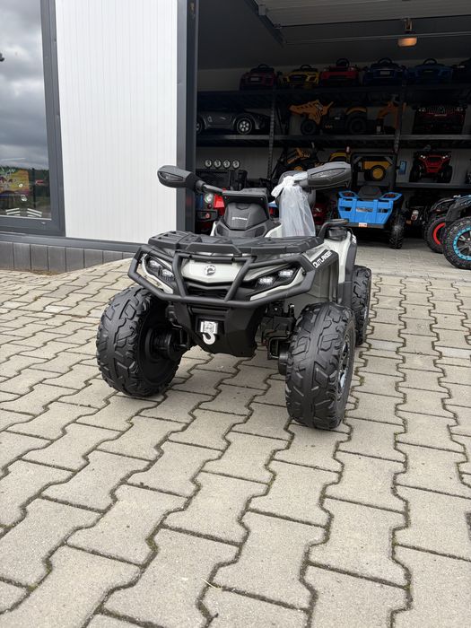 Quad dla dziecka na akumulator Can-Am Outlander ATV 24V 4x200W – Szary
