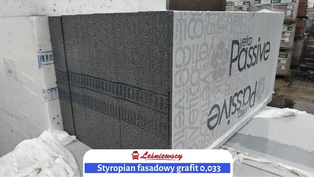 STYROPIAN grafit 033 Fasada/Elewacja  249zł/m3 system ociepleń