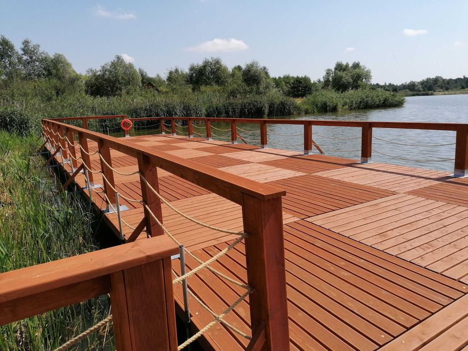 Pomost Pływający Pomosty Pływak Platforma Domek Letniskowy Camping