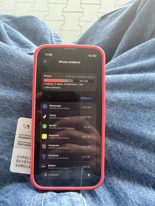 Iphone 13 mini 128gb 76% kondycja