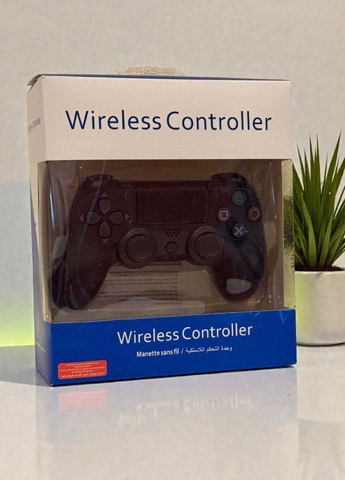 Контроллер геймпад DUAL SHOCK 4 V2 чорний PS4 ПК, Bluetooth вібро USB