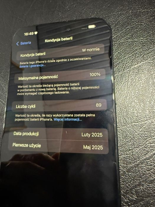 iPhone 16 Pro Max jak nowy 100% kondycji