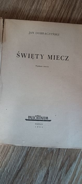 "Święty miecz" J. Dobraczyński
