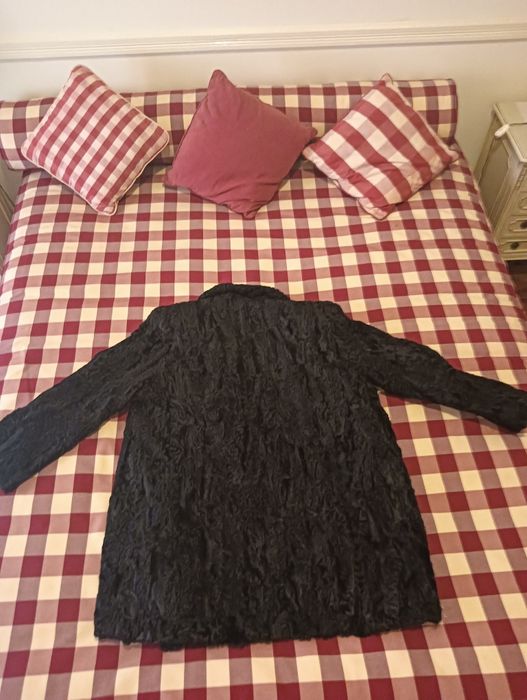 Casaco pele vison preto Astracã